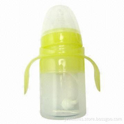 Babies' Bottle/Silicone Baby Products, High Quality 120ML LFGB Silicone Baby Feeding Bottle